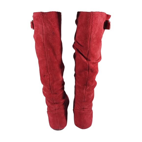 GIANNI BINI! FIREHOUSE TED GENUINE SUEDE LEATHER SLOUCHY BOHO BOOTS! SZ 7M - Picture 8 of 13
